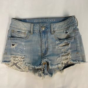 American eagle jean shorts